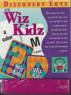 WIZ Kidz Card Game #4246 by Discovery Toys - NEW/SEALED in Box